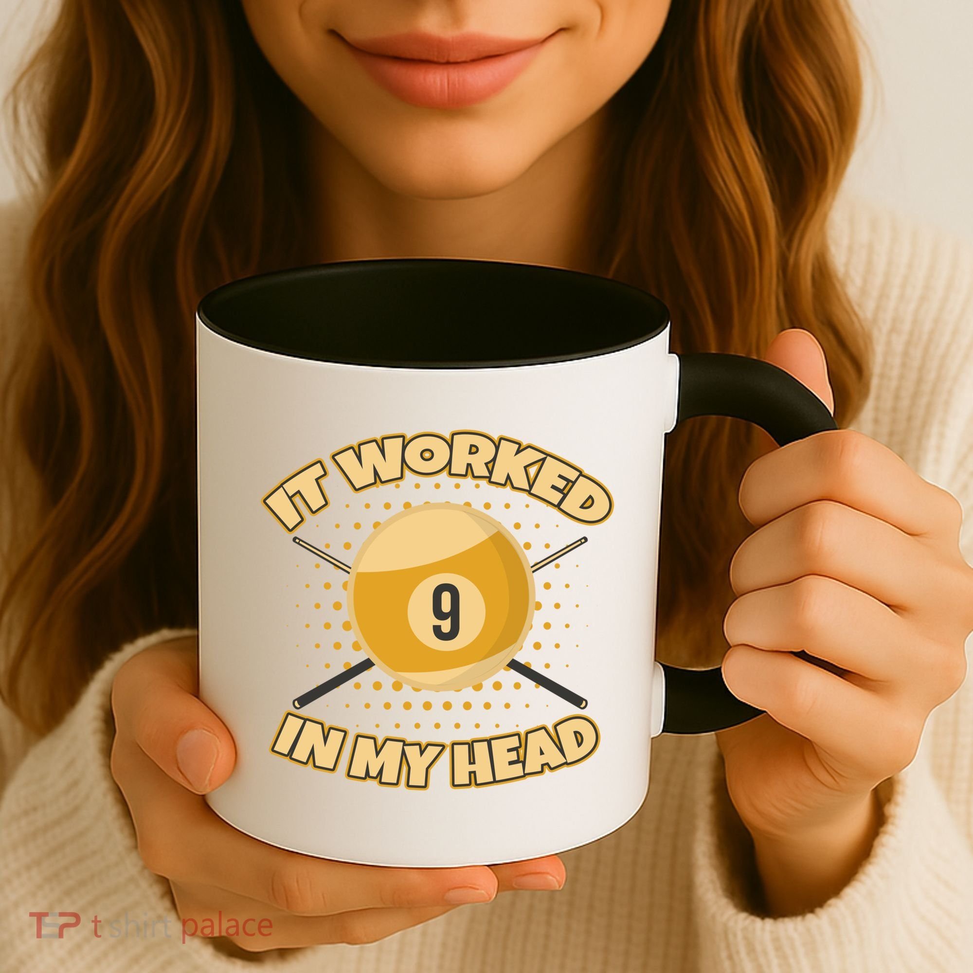 Funny It Worked At My Head Bad Shot 9 Ball Billiards Meaningful Gift Coffee Mug