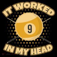 Funny It Worked At My Head Bad Shot 9 Ball Billiards Meaningful Gift Coffee Mug thumb 5