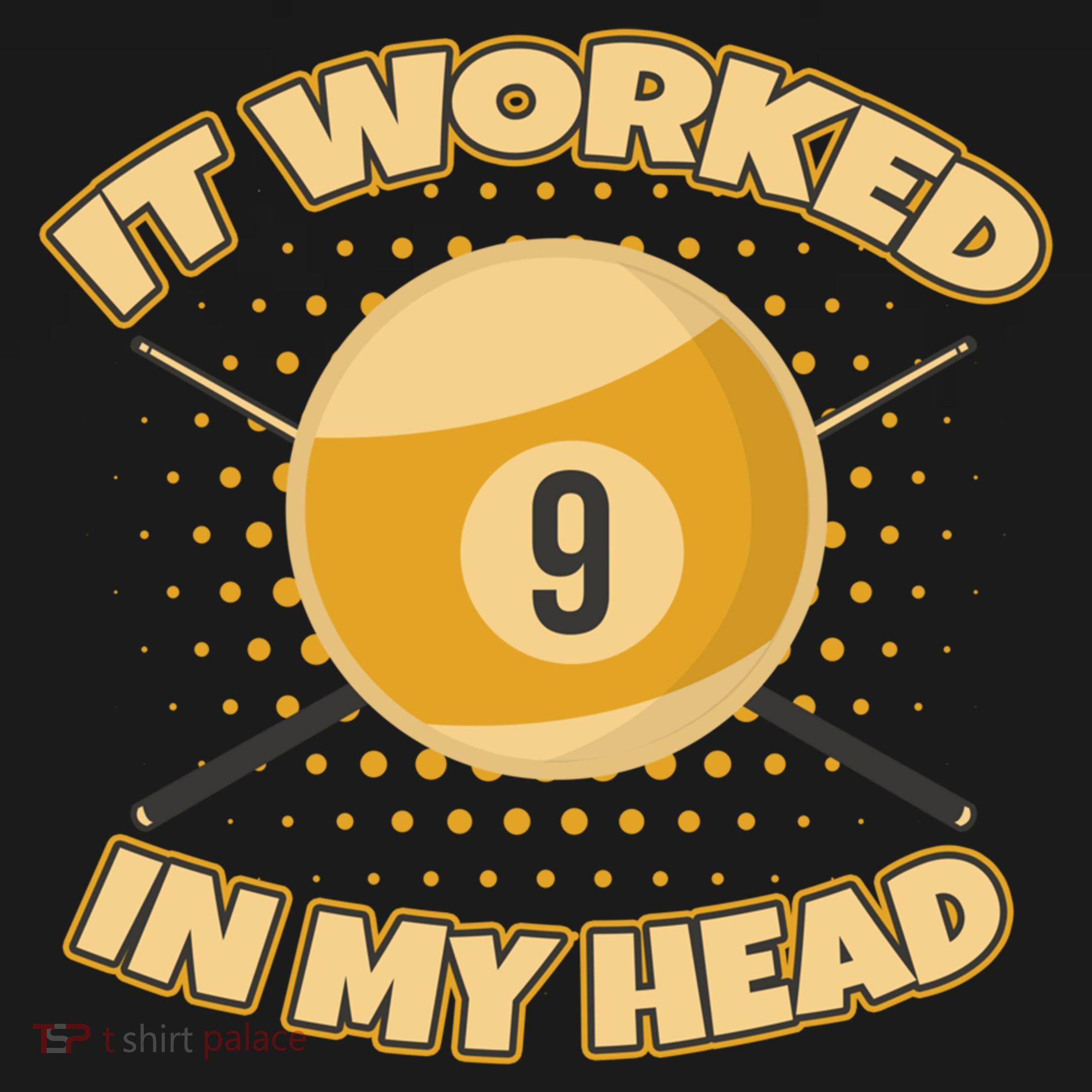Funny It Worked At My Head Bad Shot 9 Ball Billiards Meaningful Gift Women's Hoodie