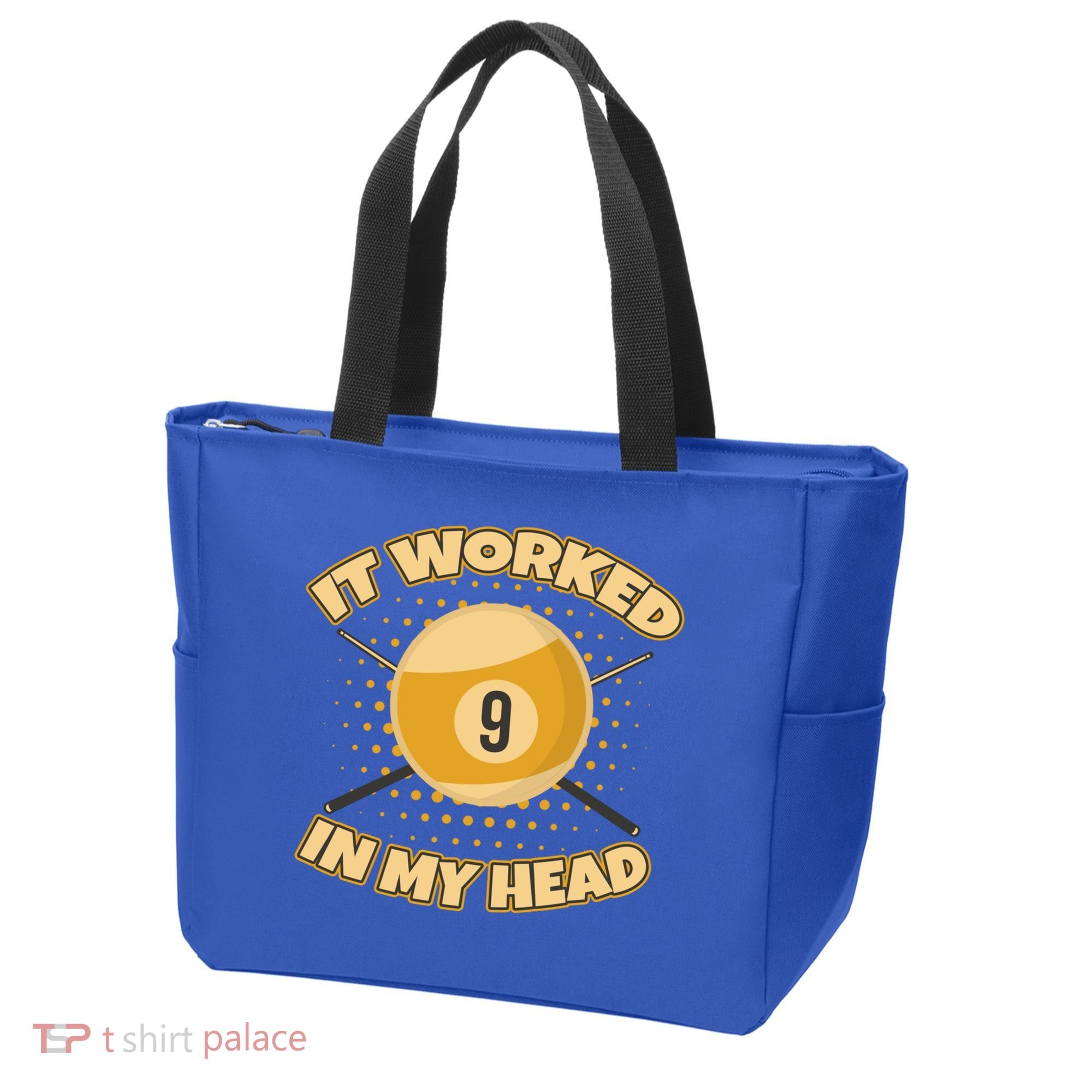 Funny It Worked At My Head Bad Shot 9 Ball Billiards Meaningful Gift Tote Bag