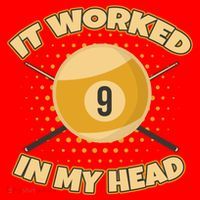 Funny It Worked At My Head Bad Shot 9 Ball Billiards Meaningful Gift Santa Hat thumb 1