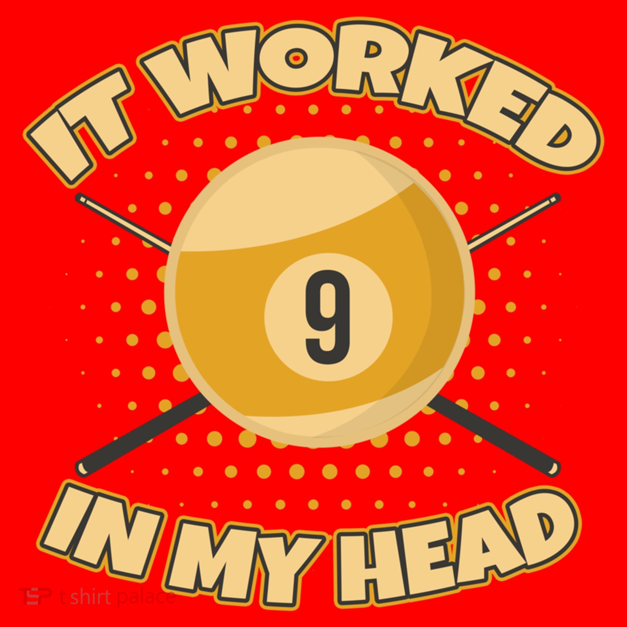 Funny It Worked At My Head Bad Shot 9 Ball Billiards Meaningful Gift Santa Hat