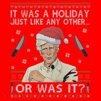 Funny It Was A Holiday Just Like Any Other Or Was It Keith Morrison Santa Hat thumb 1