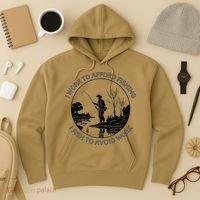 Fisherman I Work To Afford Fishing I Fish To Avoid Work Hoodie thumb 3