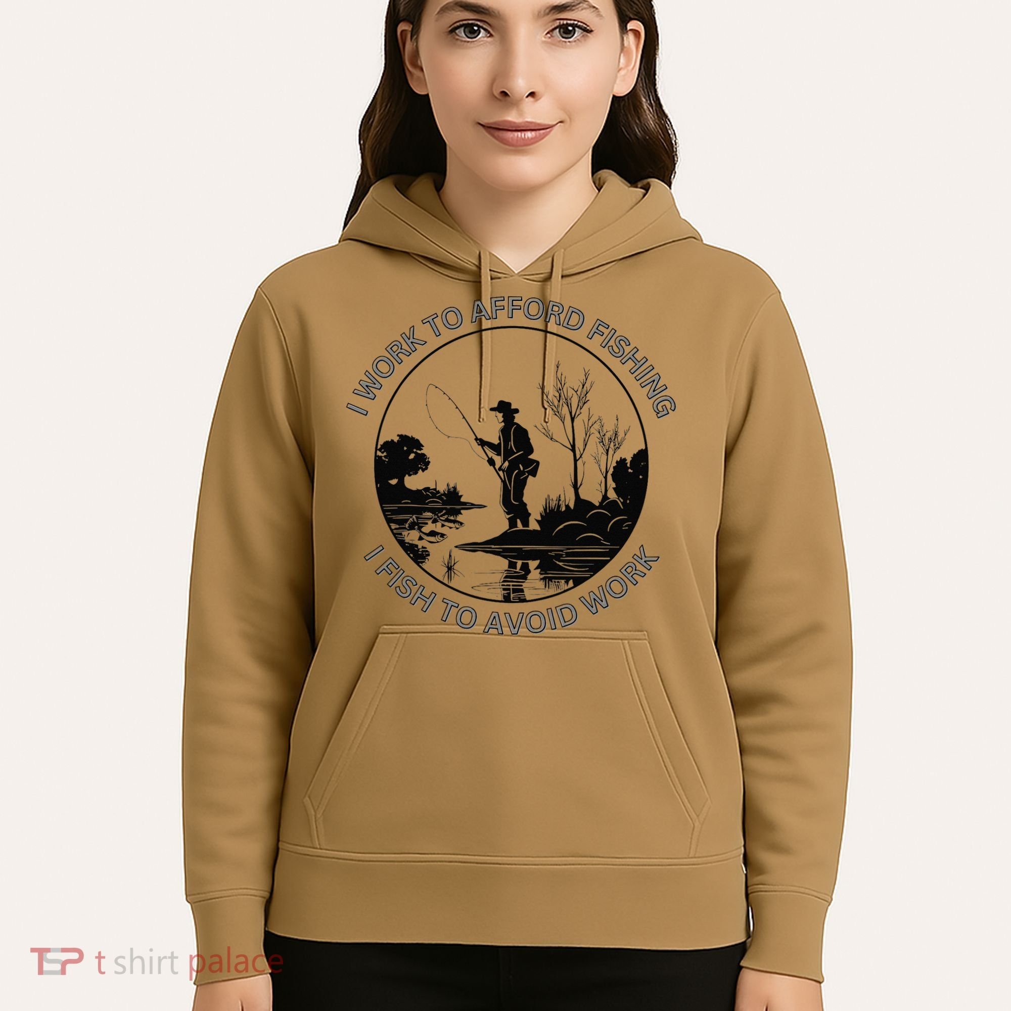 Fisherman I Work To Afford Fishing I Fish To Avoid Work Hoodie