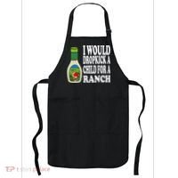 Funny I Would Dropkick A Child For Ranch Apron thumb 0