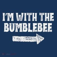 Funny I’m With The Bumblebee Costume Halloween Matching Couple T-Shirt thumb 7