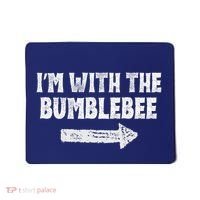 Funny I’m With The Bumblebee Costume Halloween Matching Couple Mousepad thumb 0