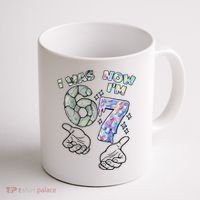Funny I Was 6 Now I'm 7 Birthday 6 7 Six Seven Meme Coffee Mug thumb 1