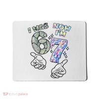 Funny I Was 6 Now I'm 7 Birthday 6 7 Six Seven Meme Mousepad thumb 0