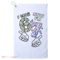 Funny I Was 6 Now I'm 7 Birthday 6 7 Six Seven Meme Golf Towel thumb 0
