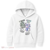 Funny I Was 6 Now I'm 7 Birthday 6 7 Six Seven Meme Kids Hoodie thumb 0