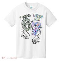 Funny I Was 6 Now I'm 7 Birthday 6 7 Six Seven Meme Kids T-Shirt thumb 0