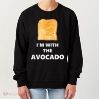 Fun Im With The Avocado Toast Halloween Costume Women's Sweatshirt thumb 0