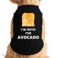 Fun Im With The Avocado Toast Halloween Costume Doggie Tank thumb 0