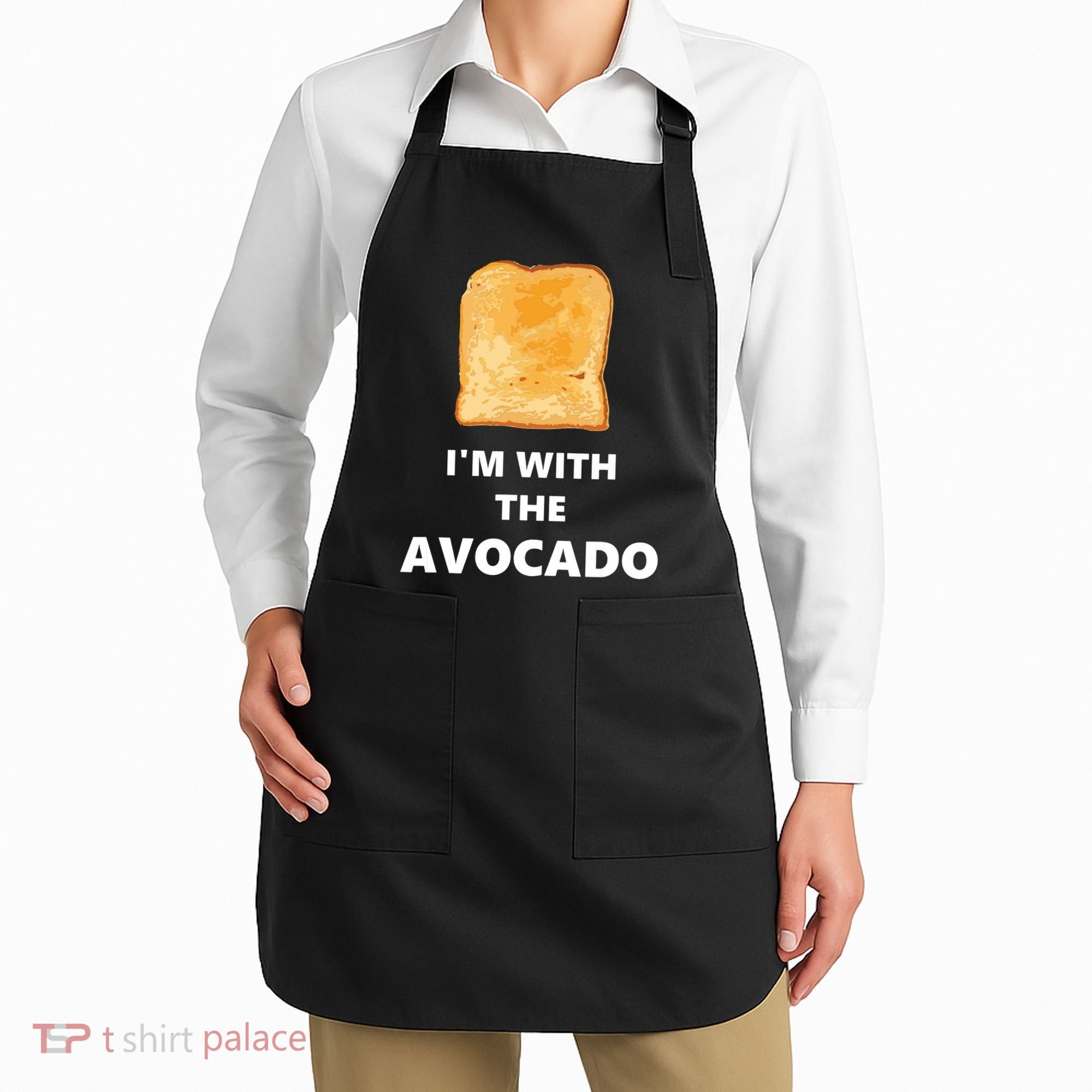 Fun Im With The Avocado Toast Halloween Costume Apron