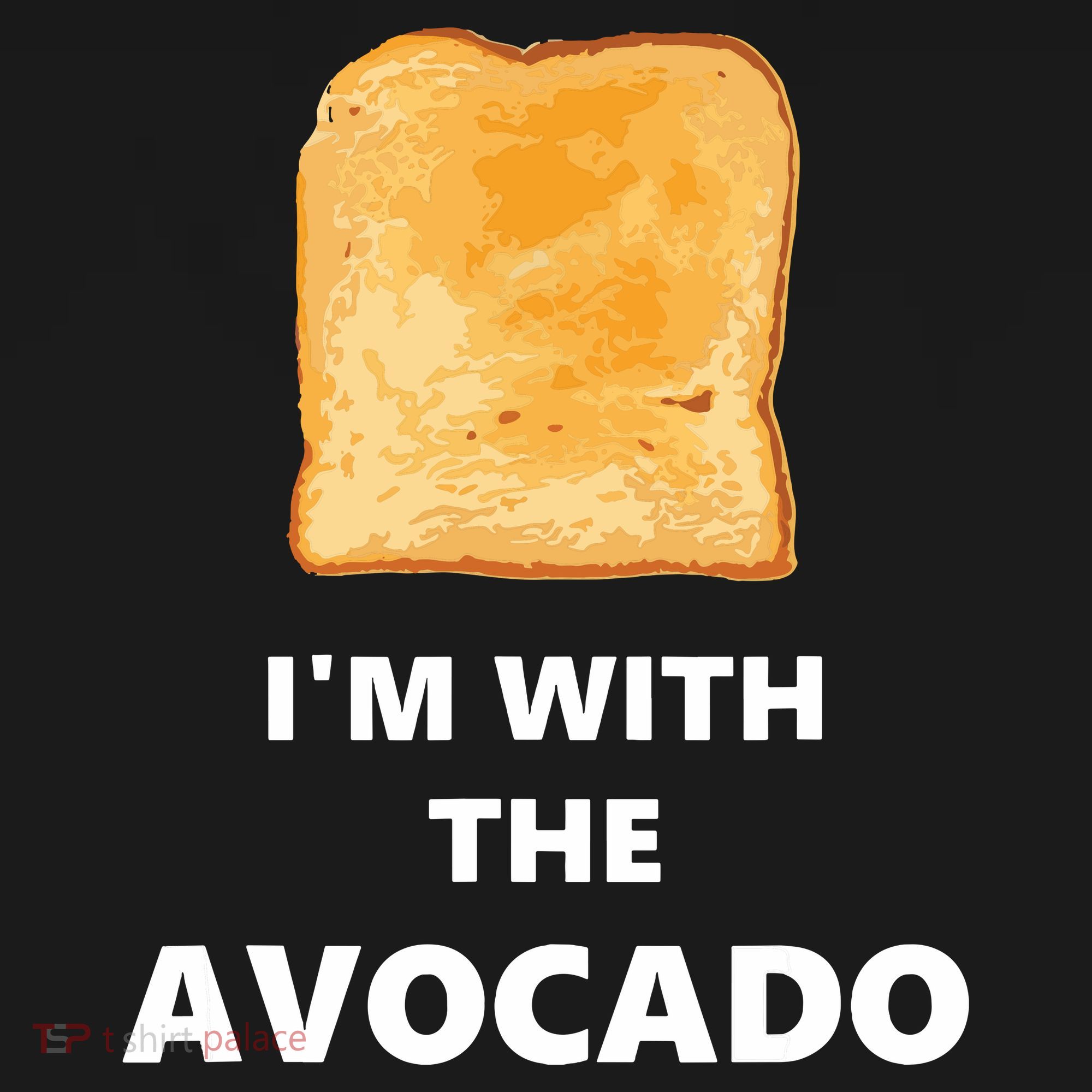 Fun Im With The Avocado Toast Halloween Costume T-Shirt