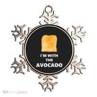 Fun Im With The Avocado Toast Halloween Costume Ornament thumb 0