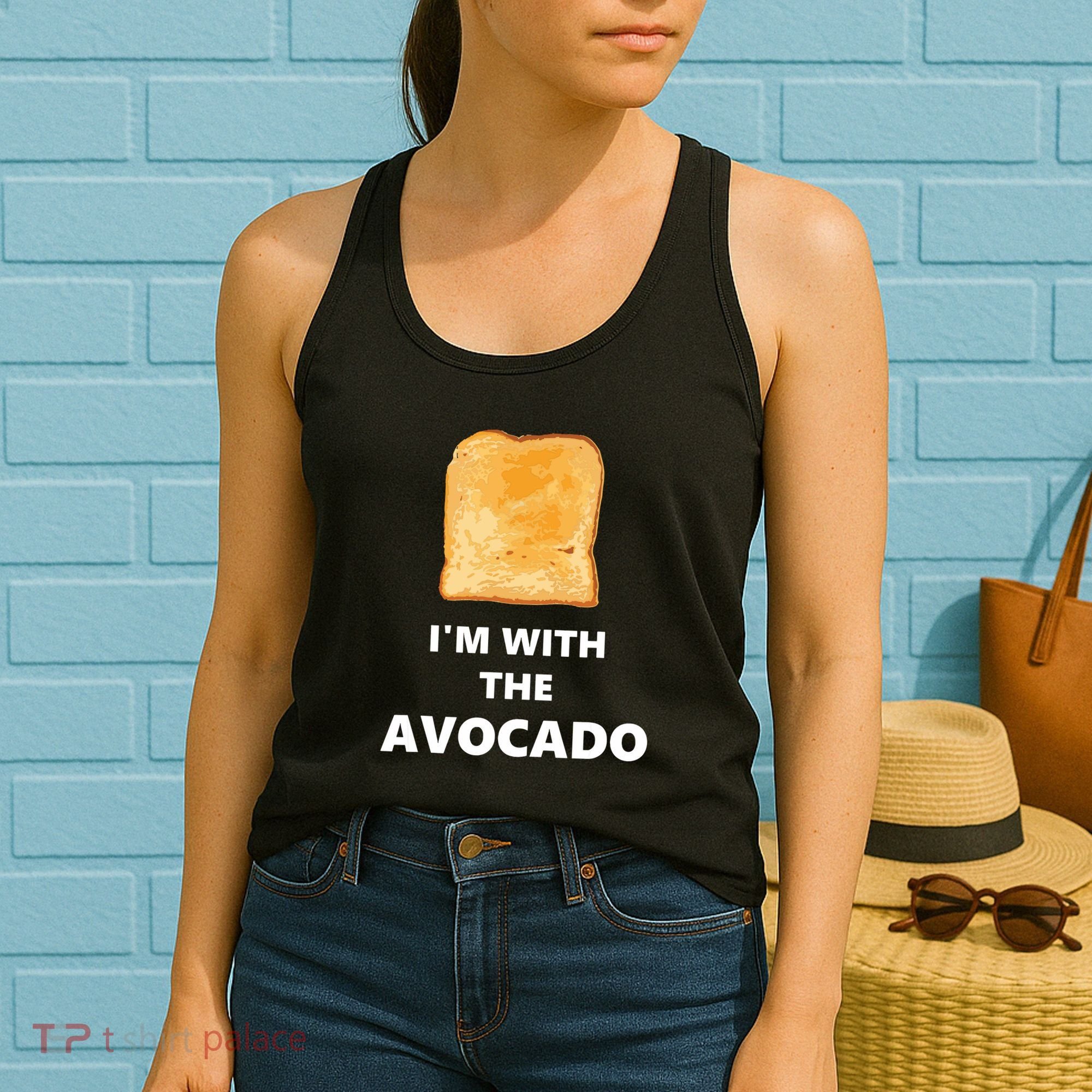 Fun Im With The Avocado Toast Halloween Costume Women's Tank Top