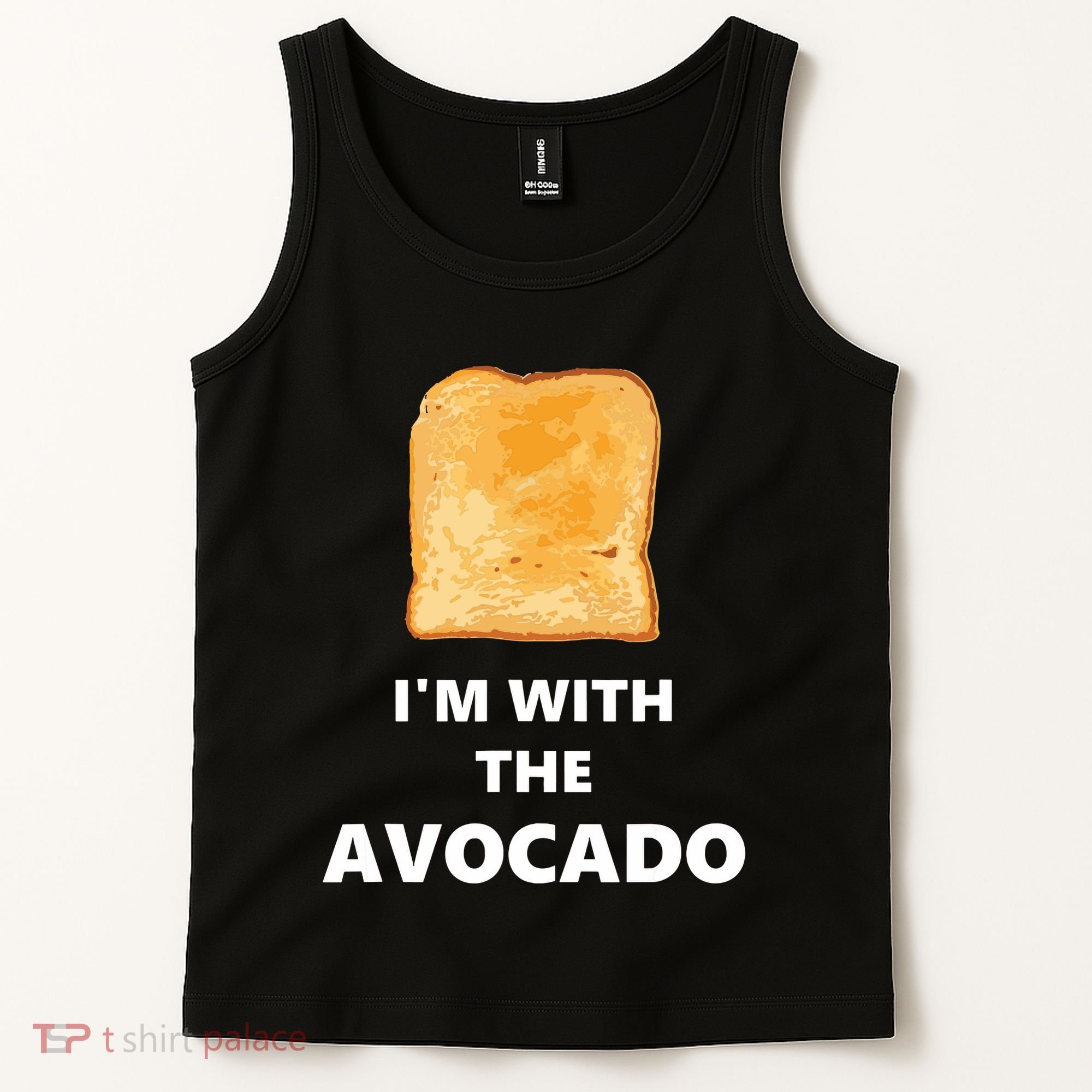 Fun Im With The Avocado Toast Halloween Costume Tank Top