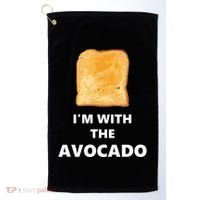 Fun Im With The Avocado Toast Halloween Costume Golf Towel thumb 0