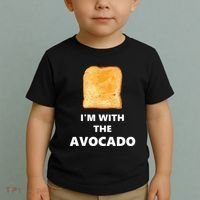 Fun Im With The Avocado Toast Halloween Costume Toddler T-Shirt thumb 2