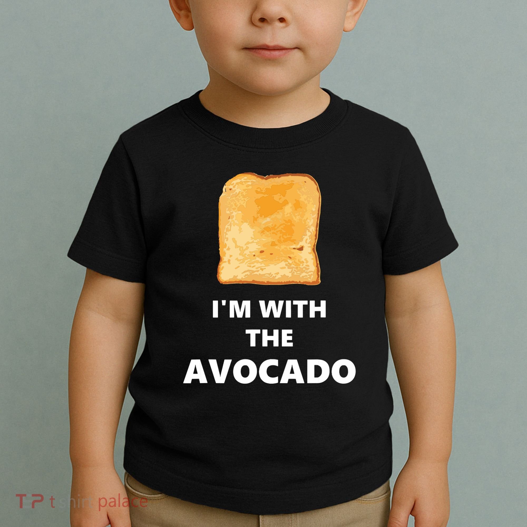 Fun Im With The Avocado Toast Halloween Costume Toddler T-Shirt