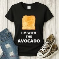 Fun Im With The Avocado Toast Halloween Costume Women's T-Shirt thumb 3