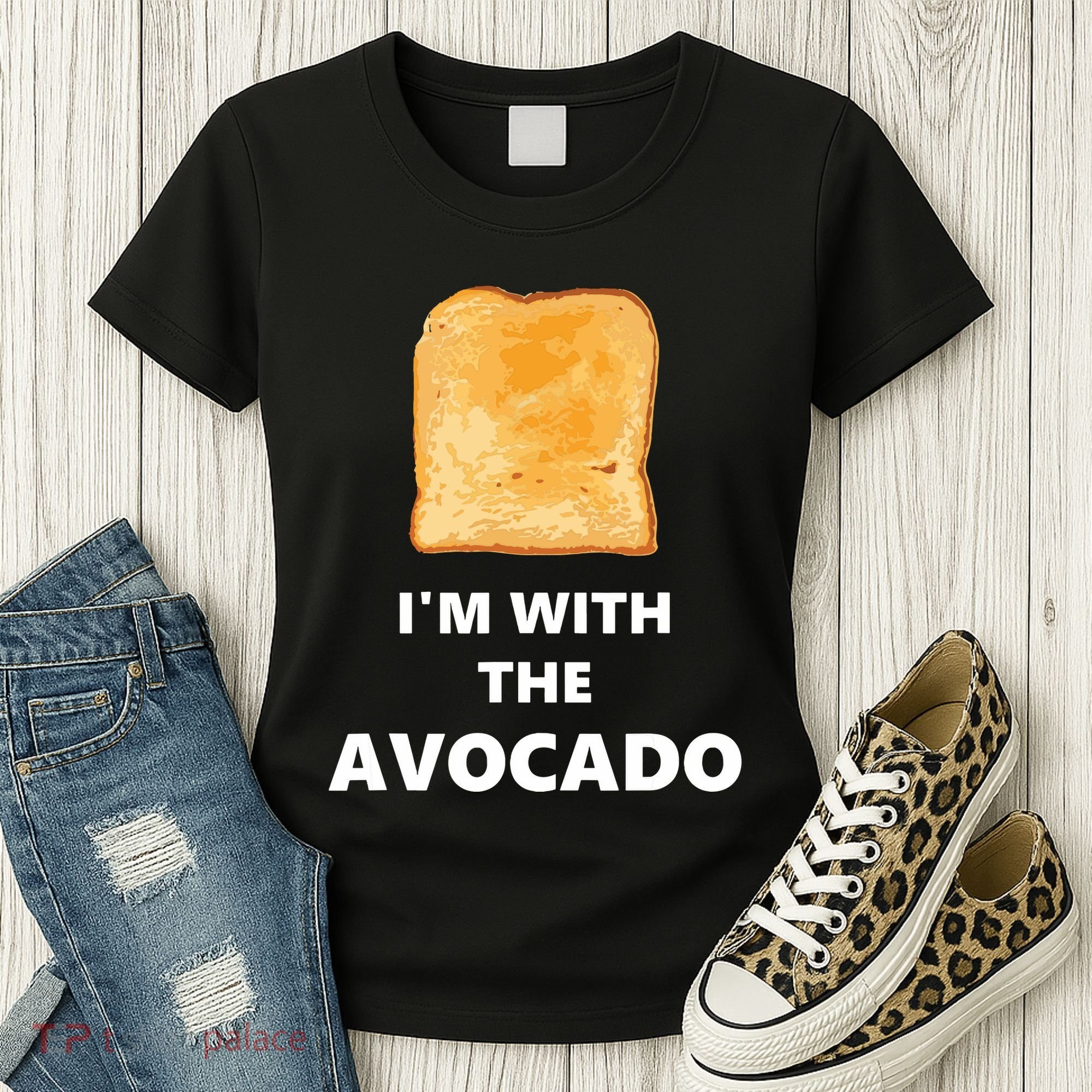 Fun Im With The Avocado Toast Halloween Costume Women's T-Shirt