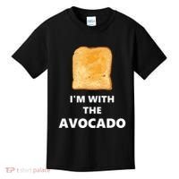 Fun Im With The Avocado Toast Halloween Costume Kids T-Shirt thumb 0