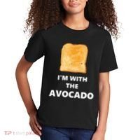 Fun Im With The Avocado Toast Halloween Costume Kids T-Shirt thumb 2