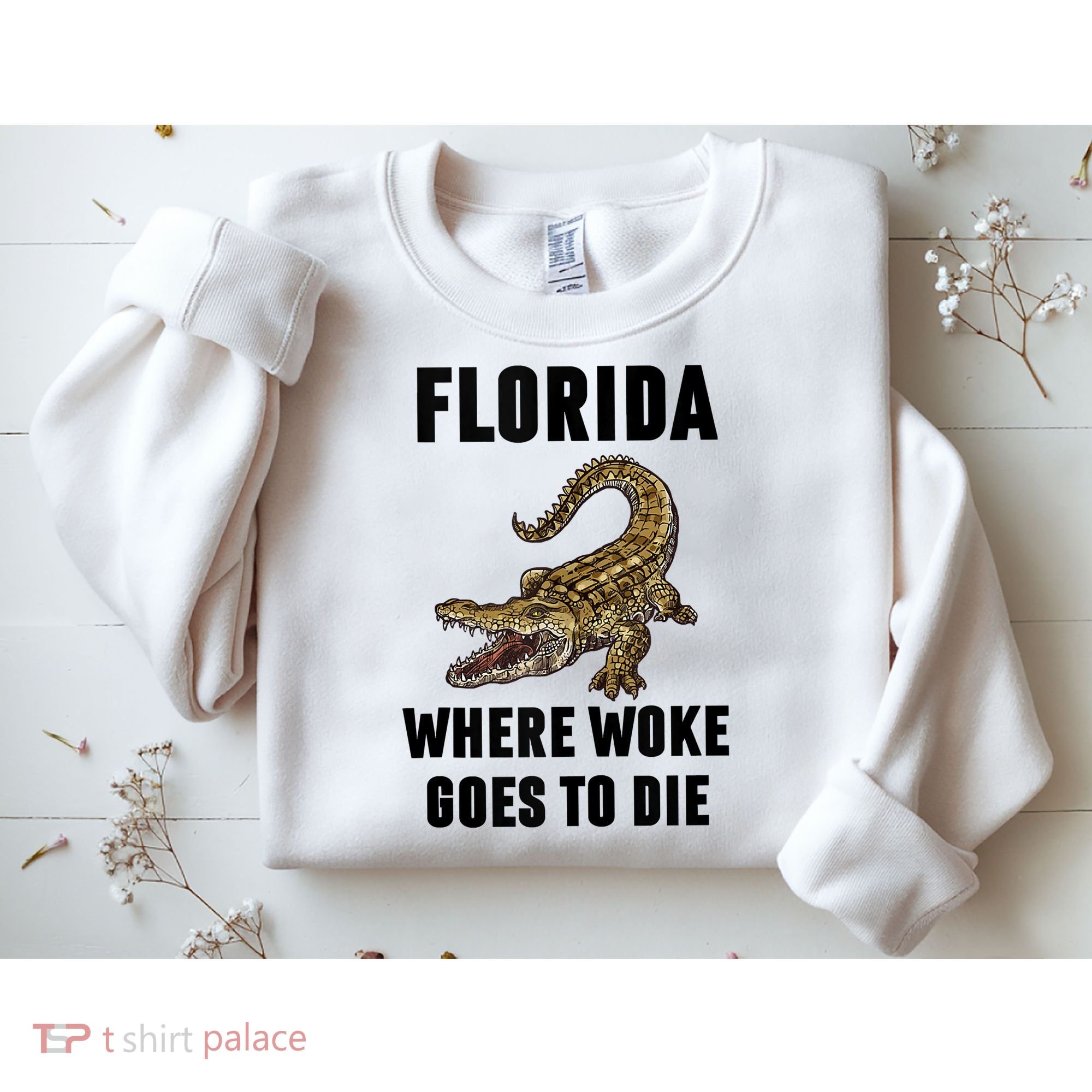 Florida Is Where Woke Goes To Die Funny Shirt Sweatshirt