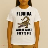Florida Is Where Woke Goes To Die Funny Shirt T-Shirt thumb 4
