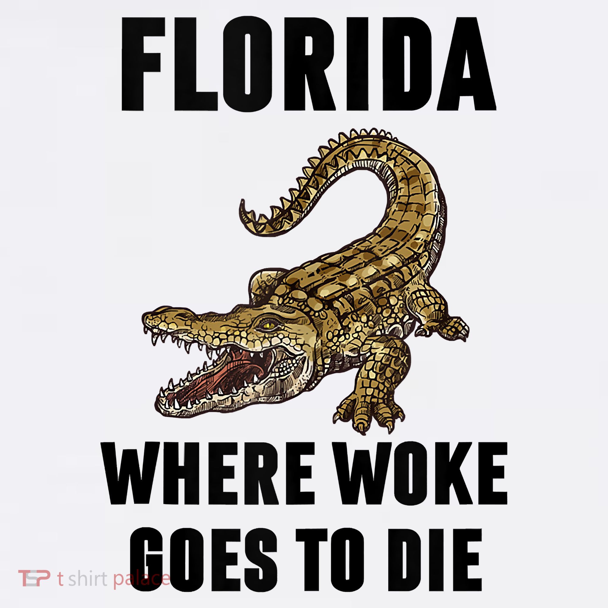 Florida Is Where Woke Goes To Die Funny Shirt Women's Hoodie