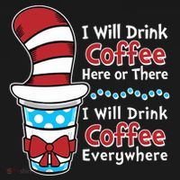 Funny I Will Drink Coffee Here Or There Everywhere USA-Made Doggie Bandana thumb 2