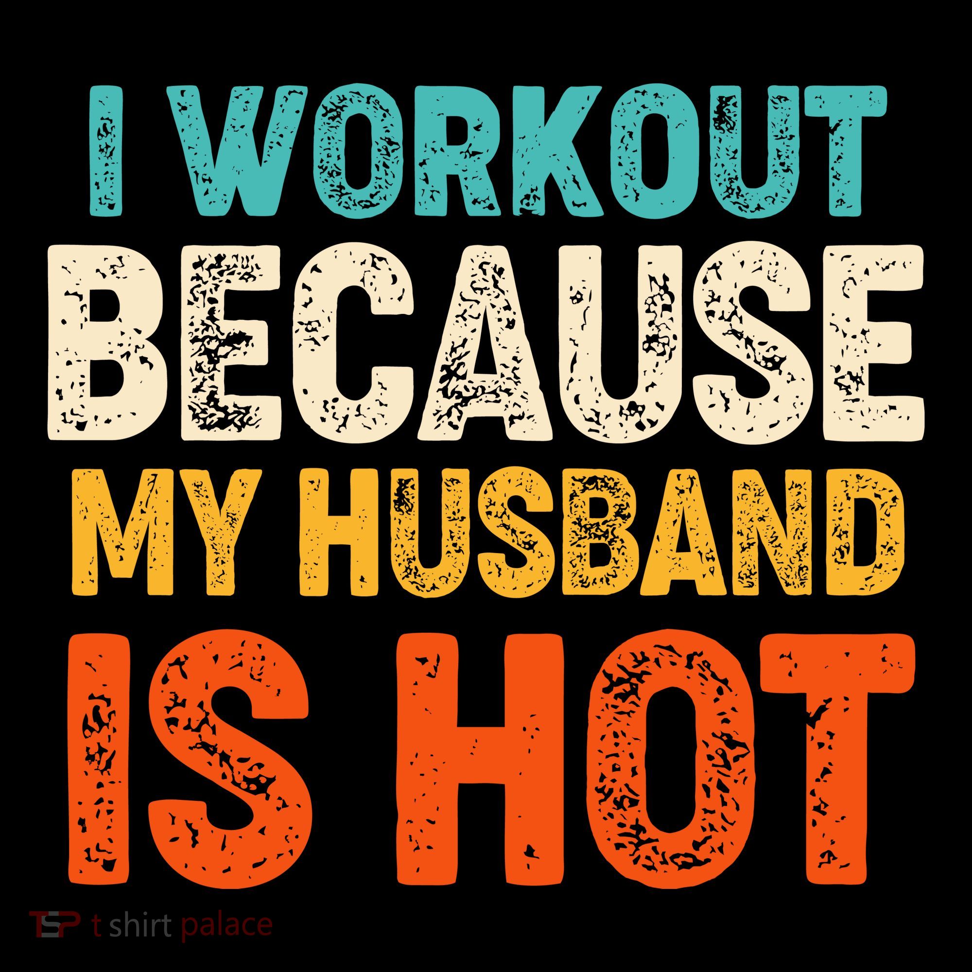 Funny I Workout Because My Husband Is Hot Women's Hoodie