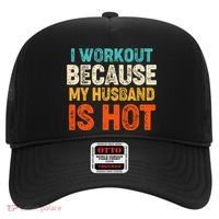 Funny I Workout Because My Husband Is Hot Hat thumb 0