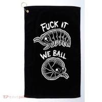 Fuck It We Ball Olafh Ace Golf Towel thumb 0