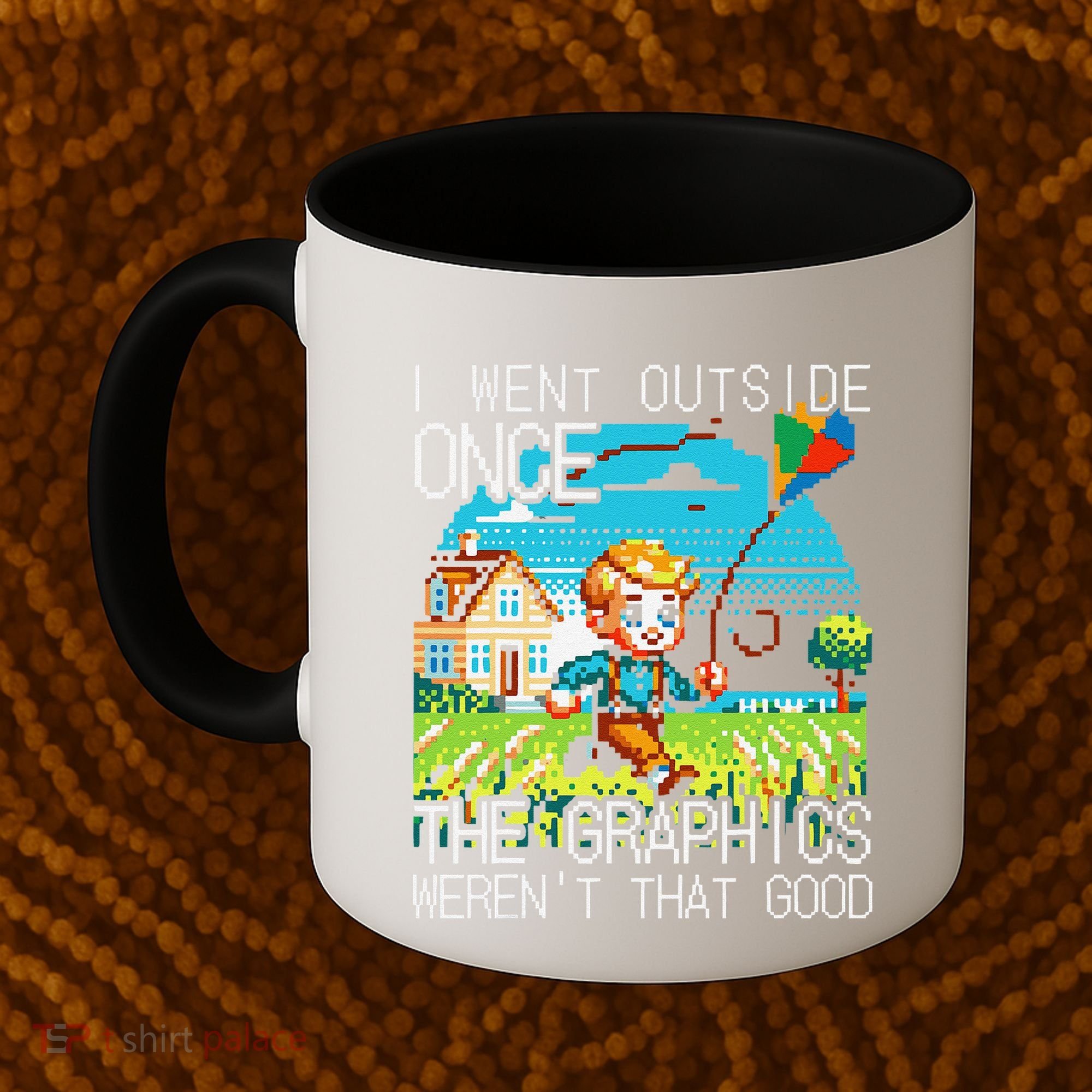 Funny I Went Outside Once The Graphics WerenT That Good Coffee Mug