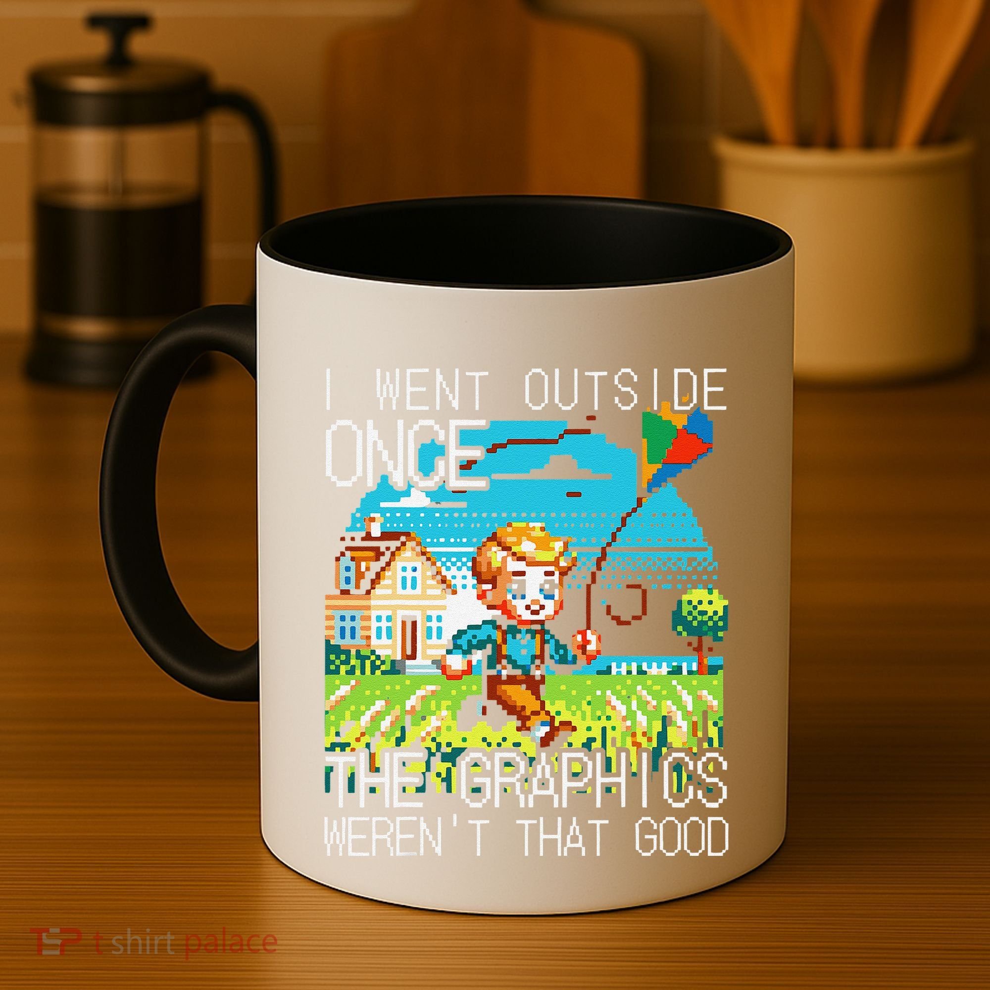 Funny I Went Outside Once The Graphics WerenT That Good Coffee Mug