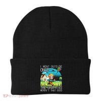 Funny I Went Outside Once The Graphics WerenT That Good Beanie thumb 0