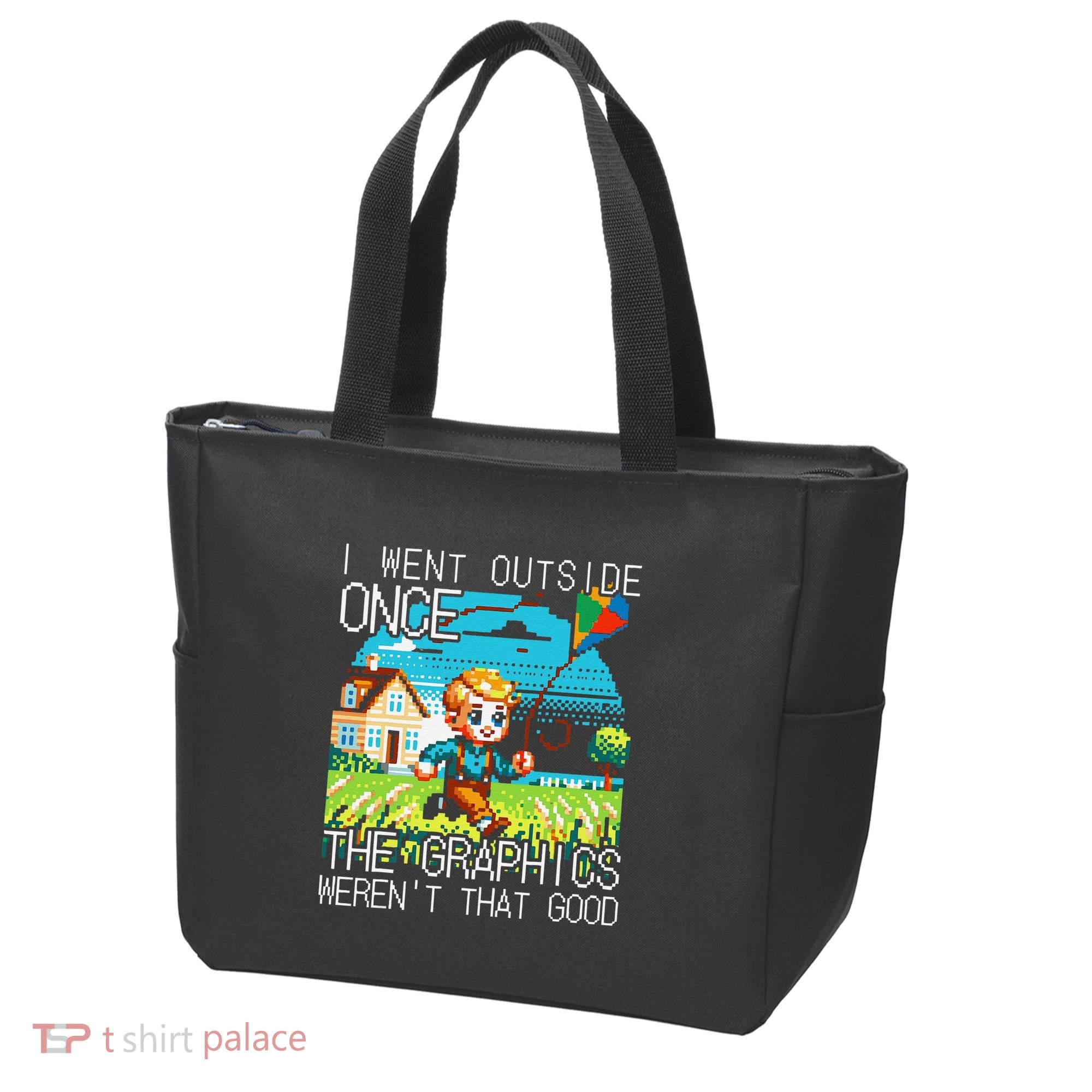 Funny I Went Outside Once The Graphics WerenT That Good Tote Bag