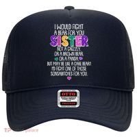 Funny I Would Fight A Bear For You Sister Hat thumb 0