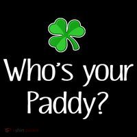 Funny Irish Whose Your Paddy St Patricks Gift Doggie Tank thumb 4