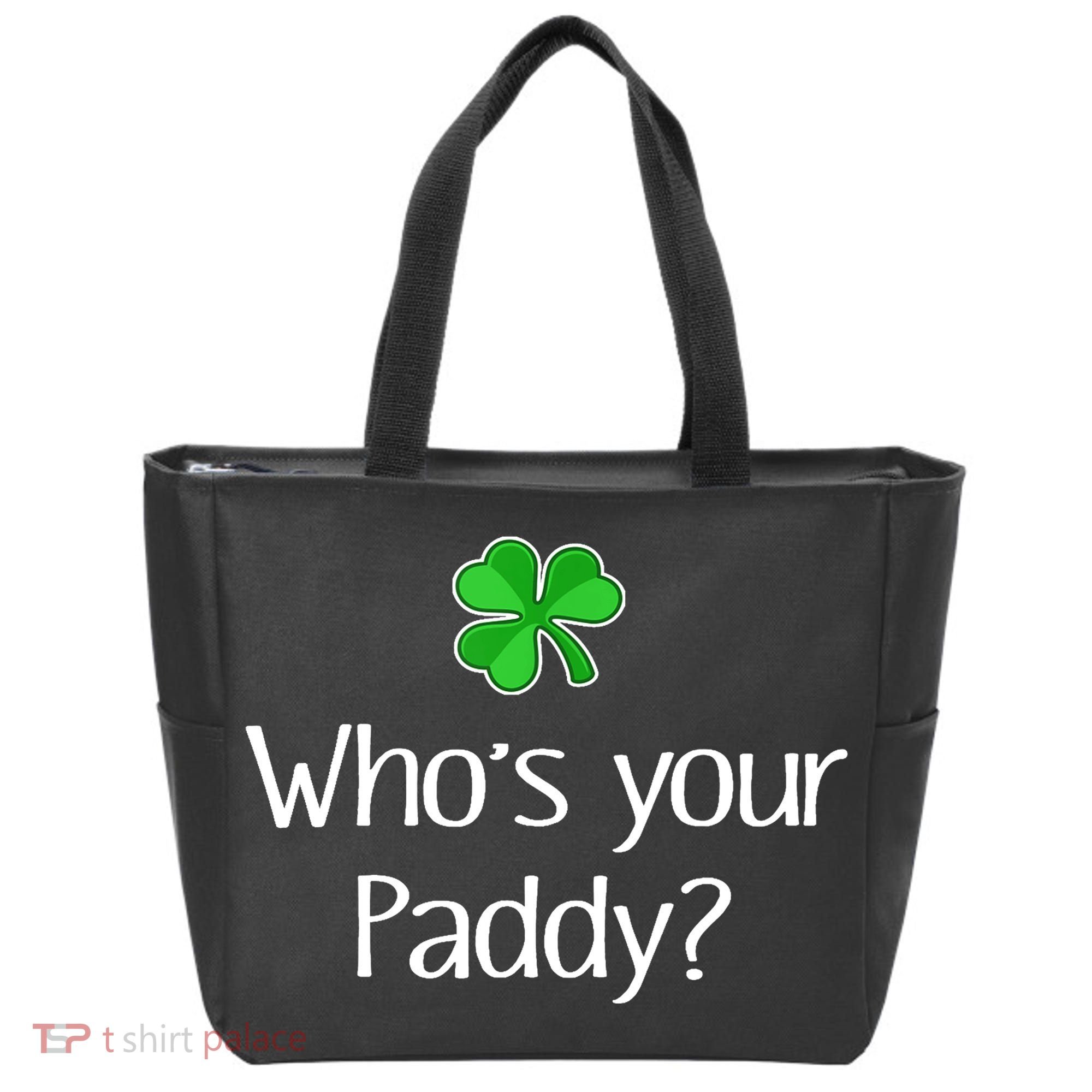 Funny Irish Whose Your Paddy St Patricks Gift Tote Bag
