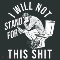Funny I Will Not Stand For This Shit Women's Long Sleeve Shirt thumb 2