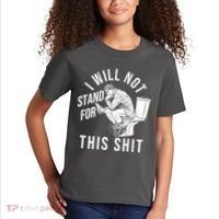 Funny I Will Not Stand For This Shit Kids T-Shirt thumb 2