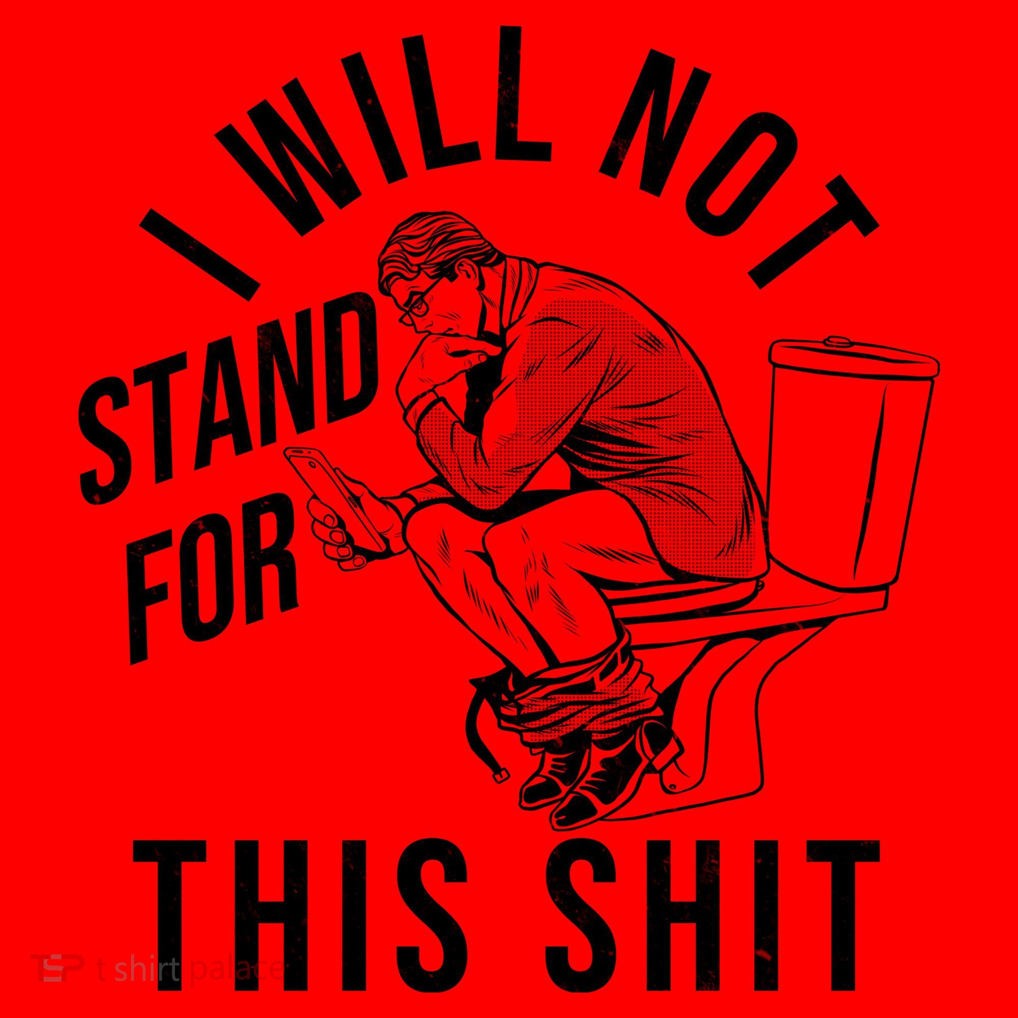Funny I Will Not Stand For This Shit Santa Hat