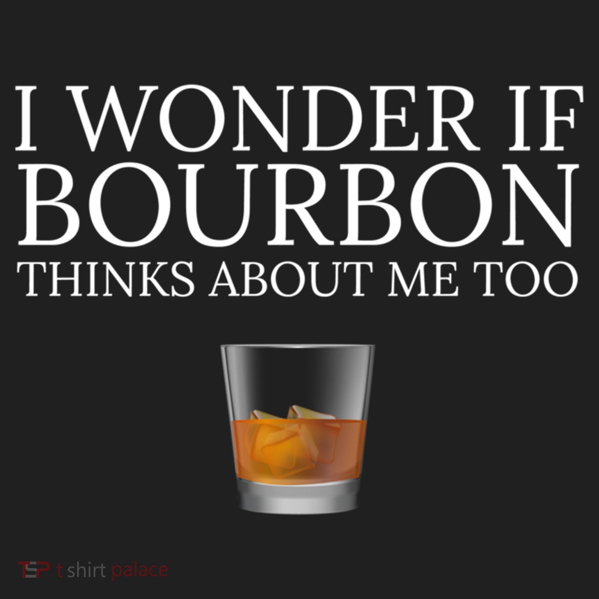 Funny I Wonder If Bourbon Thinks About Me Too Gift Beanie