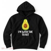 Funny Im With The Toast Avocado Halloween Couples Costumes Hoodie thumb 0